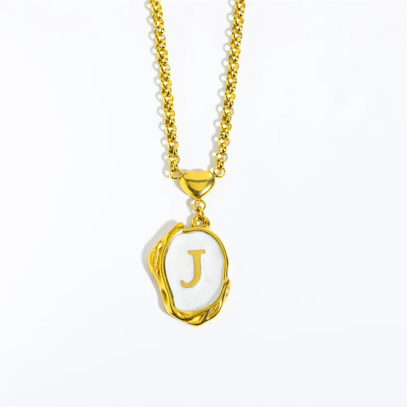 Necklace Asimétrico con Letra Personalizada