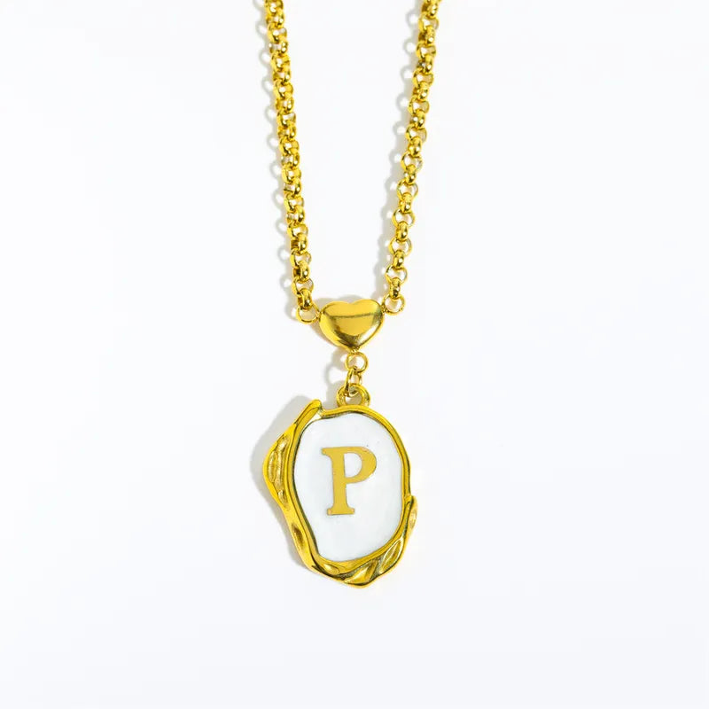 Necklace Asimétrico con Letra Personalizada