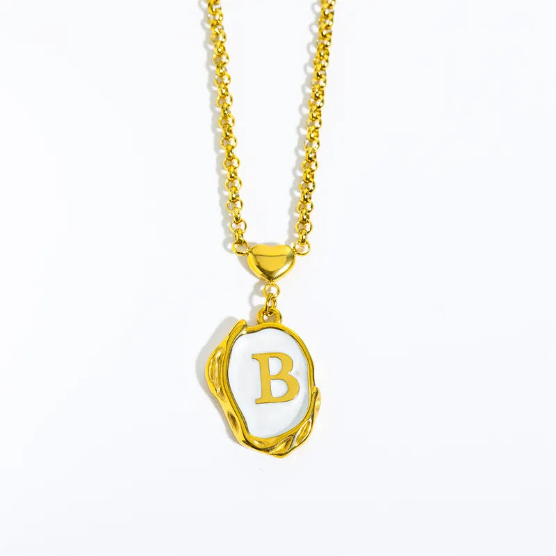 Necklace Asimétrico con Letra Personalizada