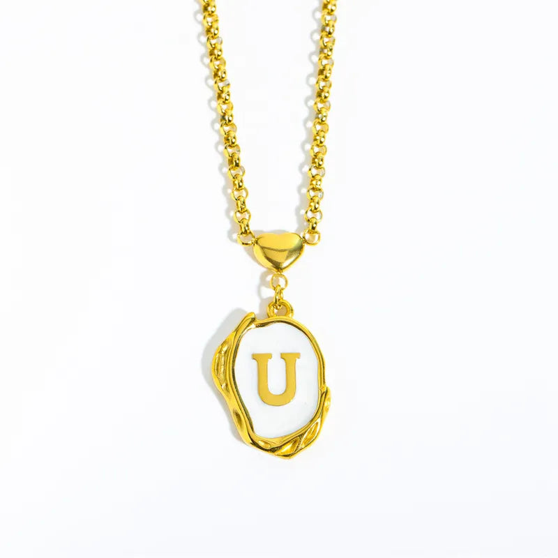 Necklace Asimétrico con Letra Personalizada