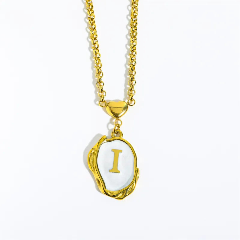 Necklace Asimétrico con Letra Personalizada