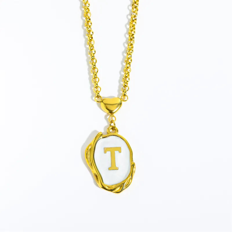 Necklace Asimétrico con Letra Personalizada