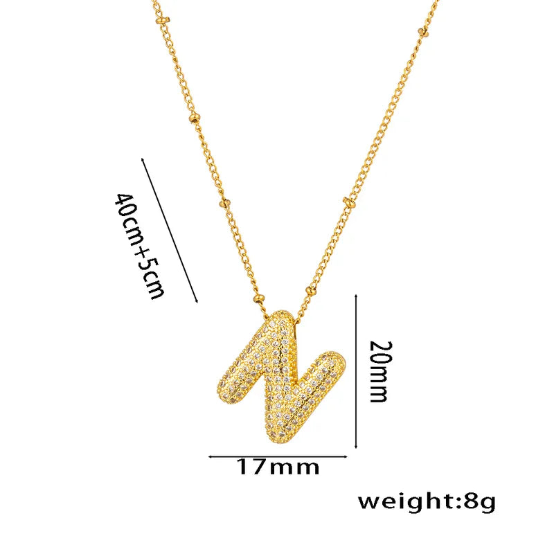 Letra Diamante Necklace