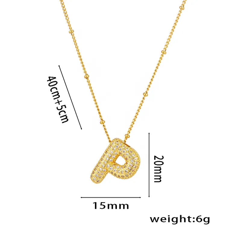 Letra Diamante Necklace